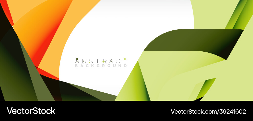 Geometric abstract background - multicolored Vector Image