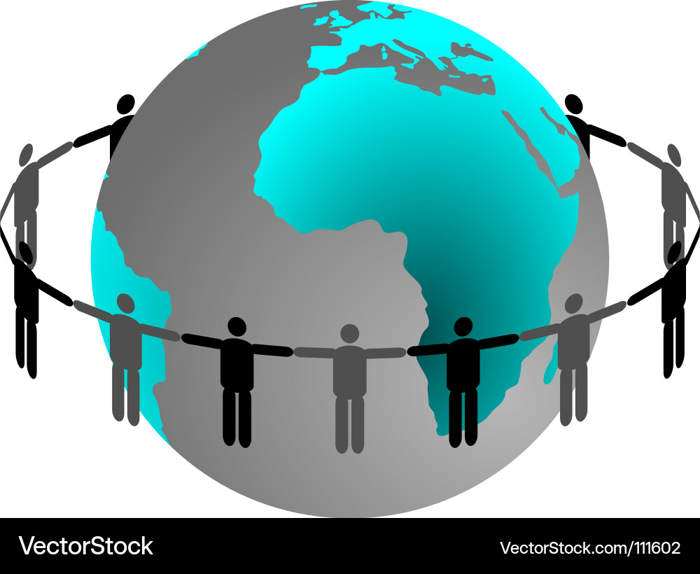 Global connection Vector Image