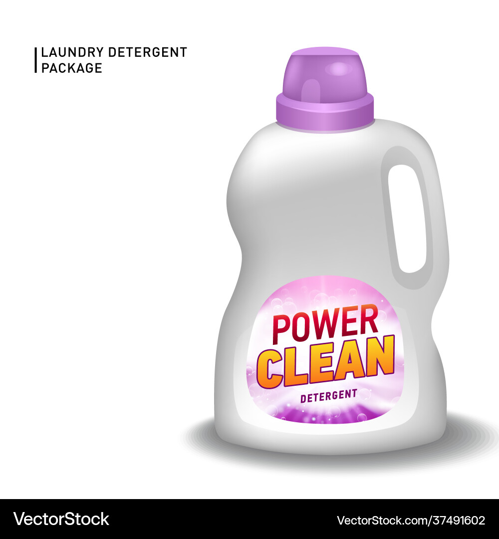 Realistic mock up container for liquid Realistic mock up container for liquid Vector Image