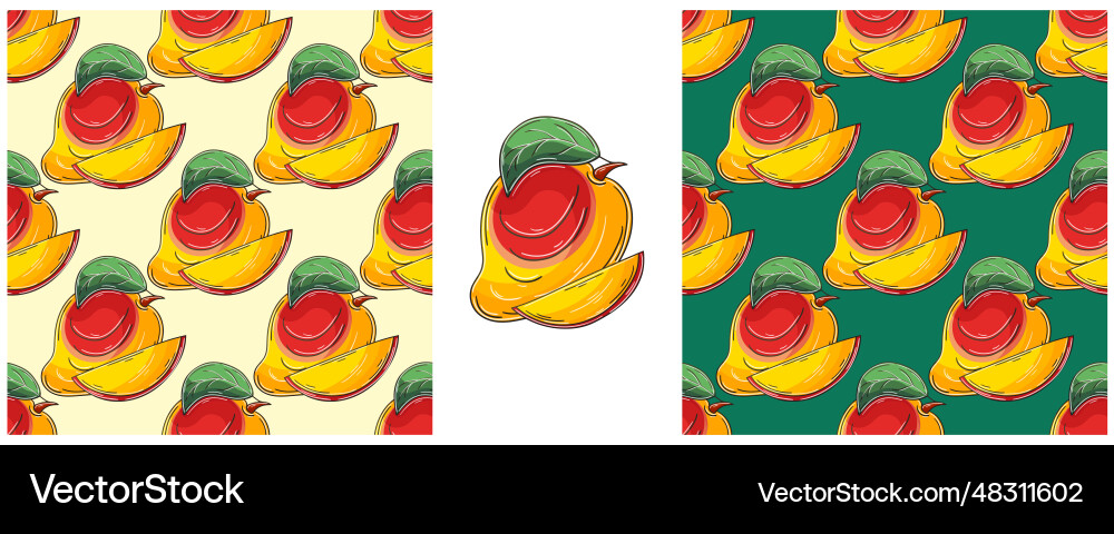 Seamless pattern color set in hand draw style can Seamless pattern color set in hand draw style can Vector Image