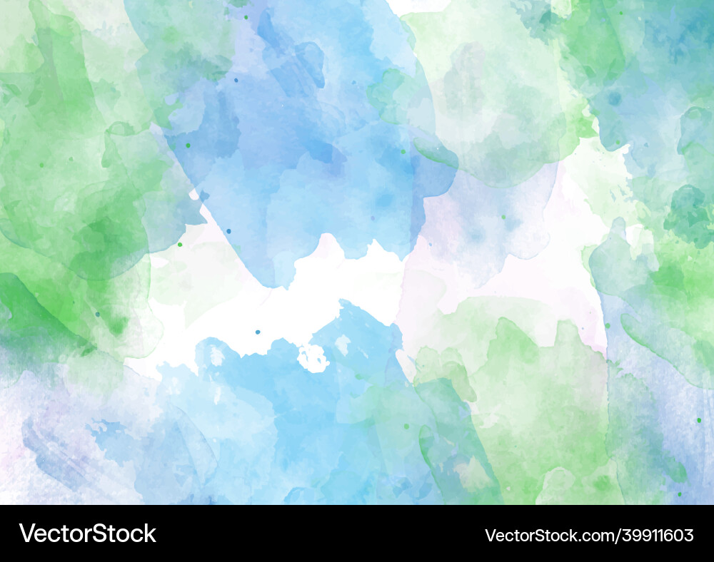 Detailed Watercolor Abstract Background Vector Image