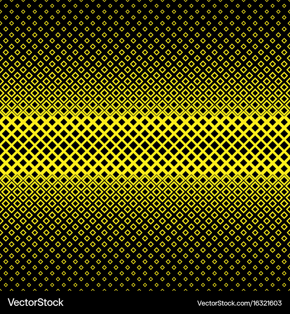 Geometrical halftone square pattern background vector image