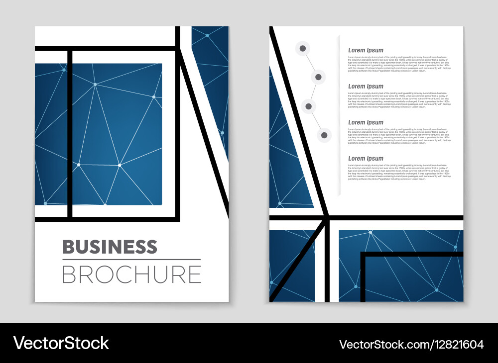 Abstract layout background set for art vector image