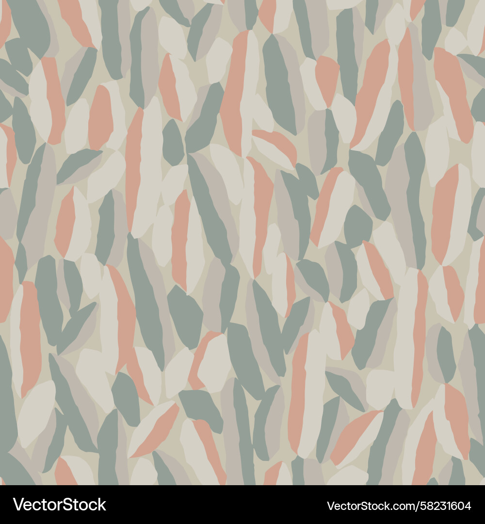 Abstract Leaf Pattern Vector Image