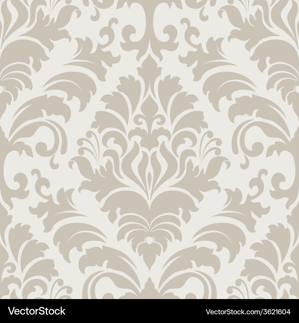 Elegant Damask Pattern vector image