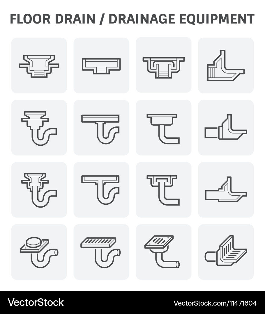 Floor drain icon Vector Image