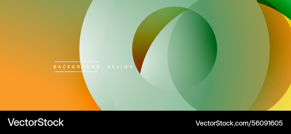Abstract composition with layered circular Abstract composition with layered circular Vector Image