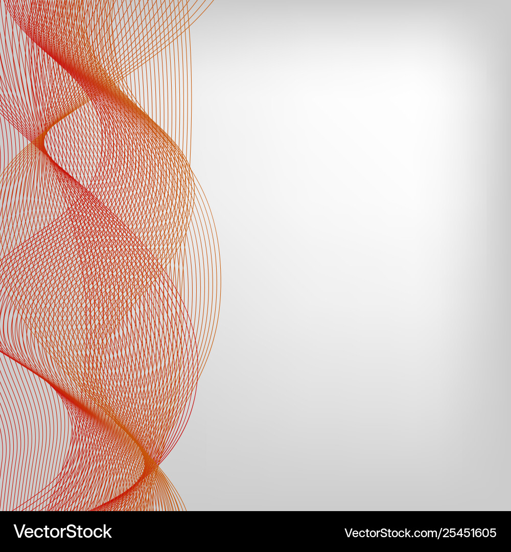 Abstract waved line background Vector Image
