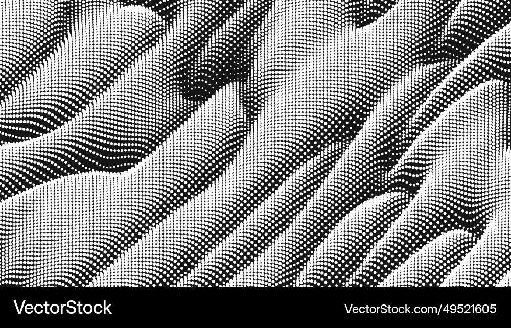 Point wave noise texture abstract dot background Vector Image