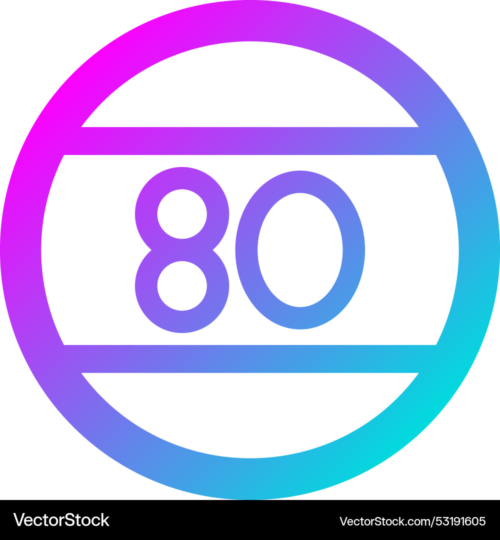 Speed limit icon design Vector Image