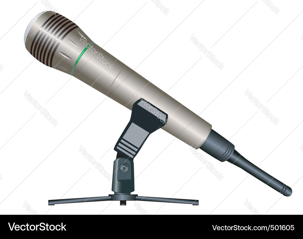 Wireless microphone Vector Image