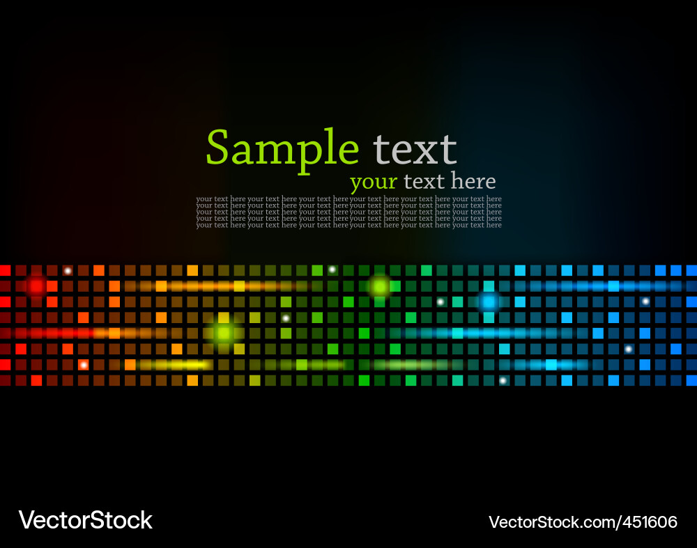 Dynamic Colorful Square Background Vector Image