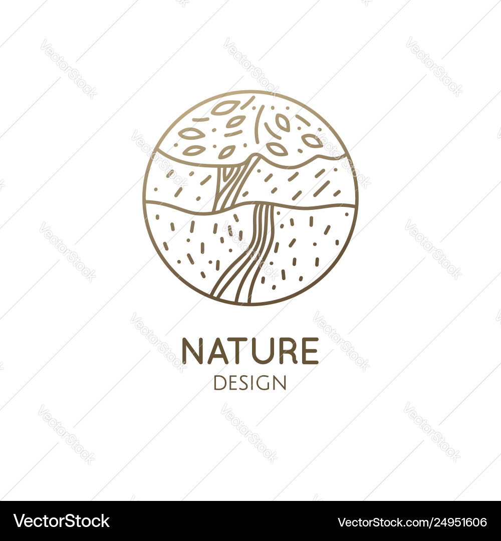 Landscape doodle Landscape doodle Vector Image