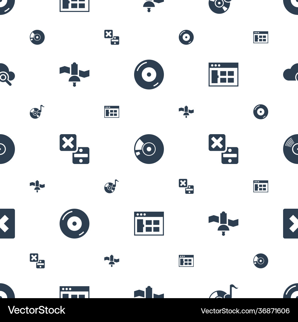 Software icons pattern seamless white background Software icons pattern seamless white background vector image
