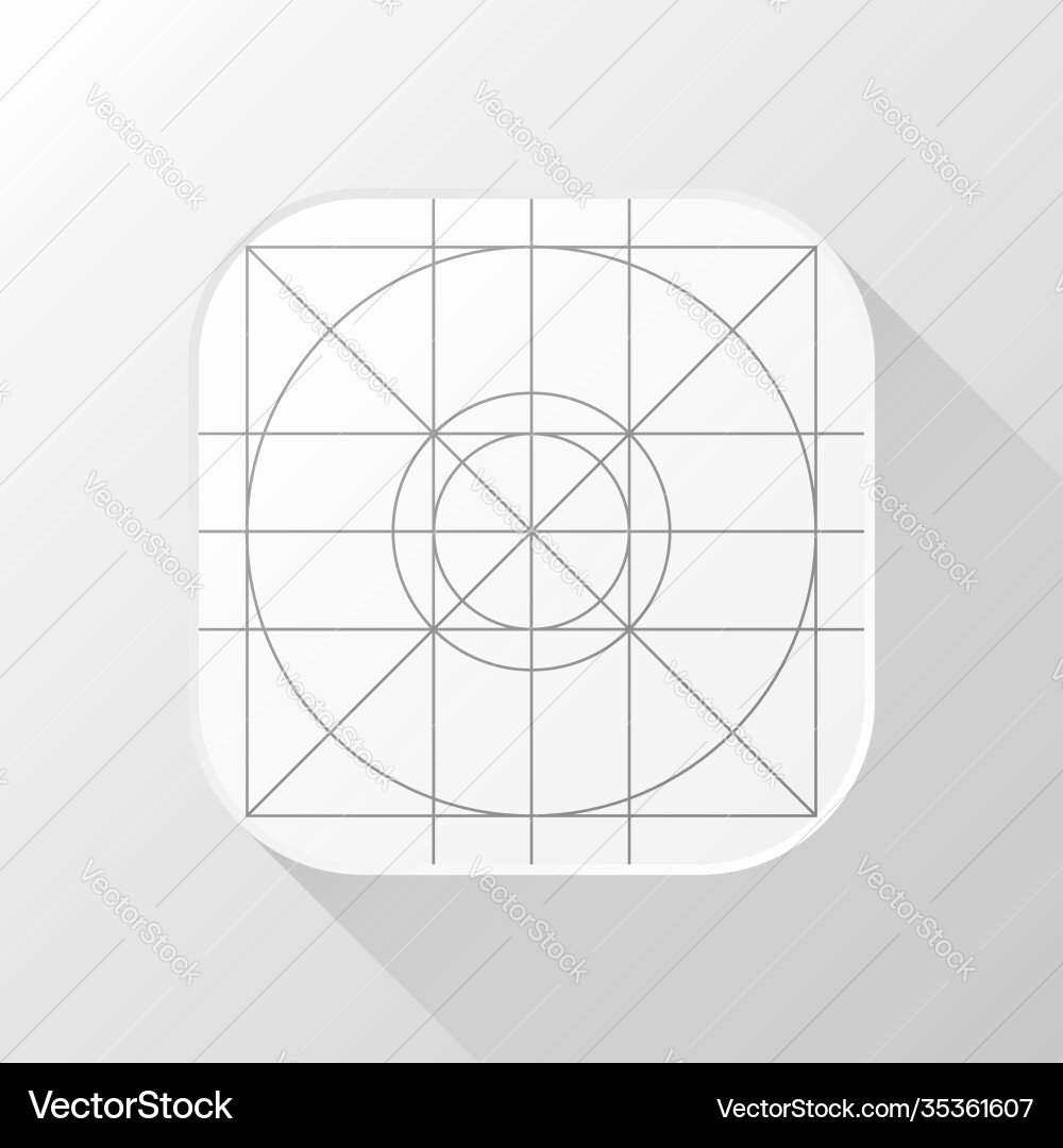 App icon in flat style technology background ui App icon in flat style technology background ui Vector Image
