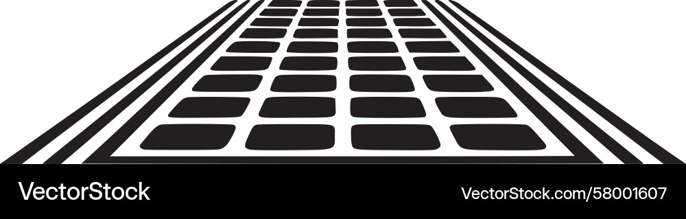 Ascending Grid Pattern Vector Image