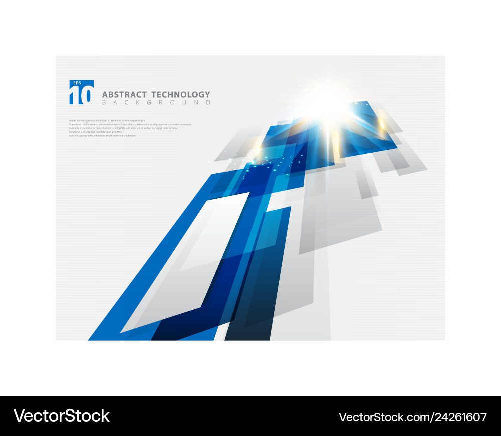 Dynamic Technology Abstract Background vector image