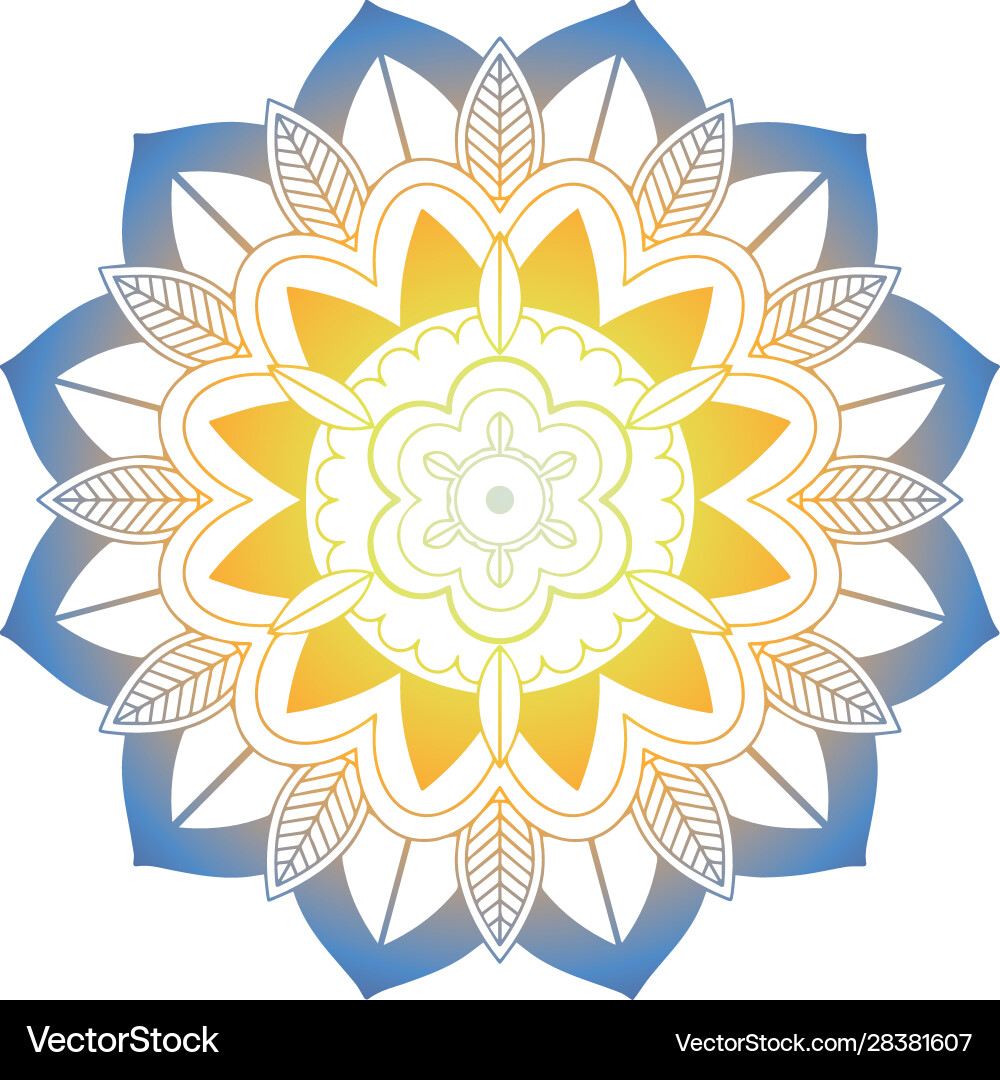 Mandala patterns on isolated background Vector Image