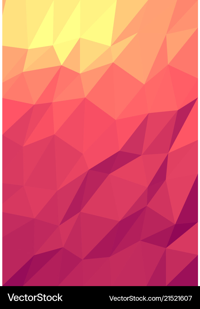 Polygonal pattern vector image