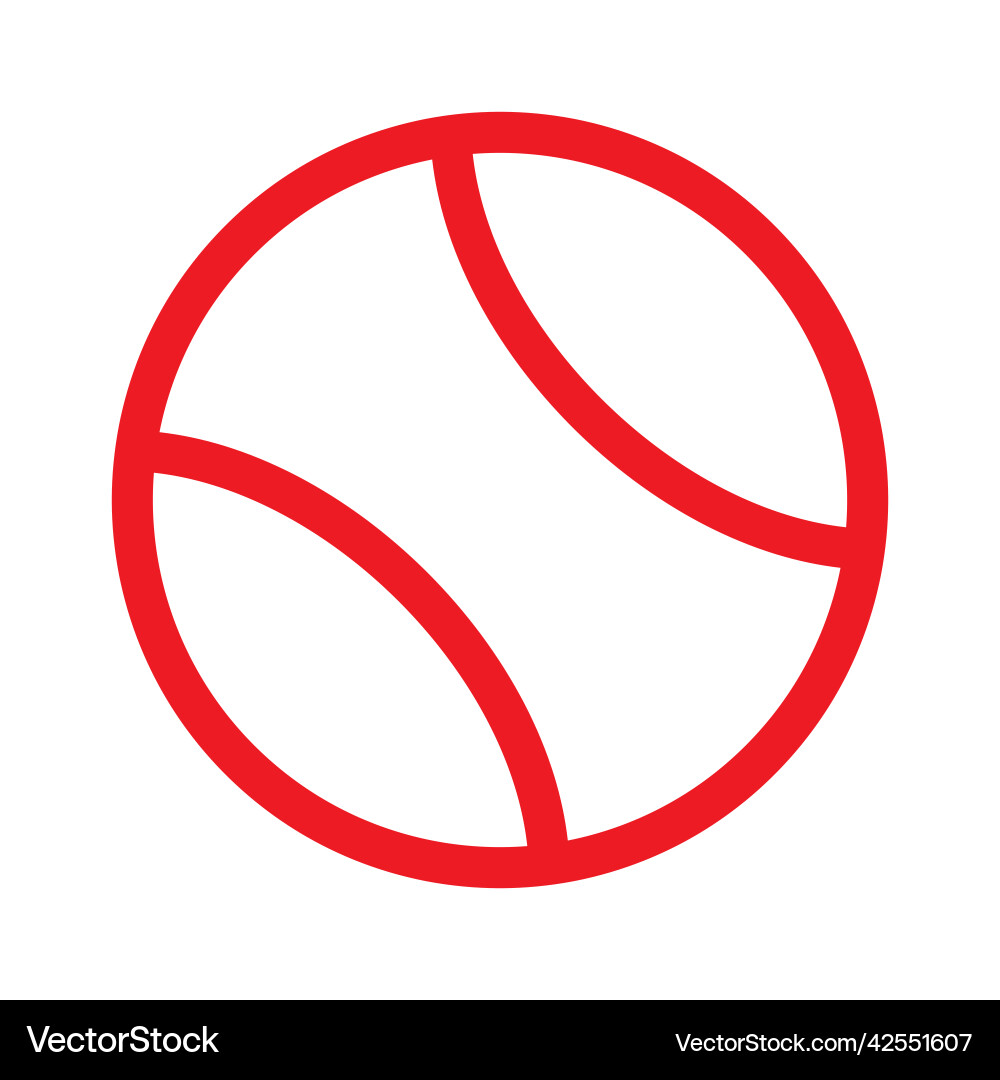 Tennisball-Symbol Tennisball-Symbol vektorbild
