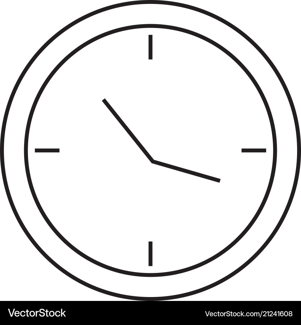 Abstract clock object Abstract clock object vector image