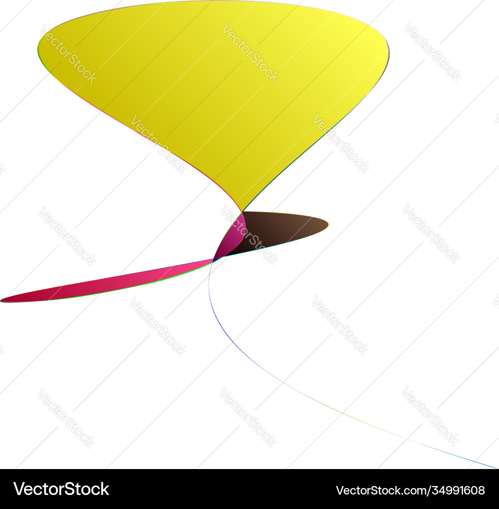 Abstract knot design element random intersecting Abstract knot design element random intersecting Vector Image
