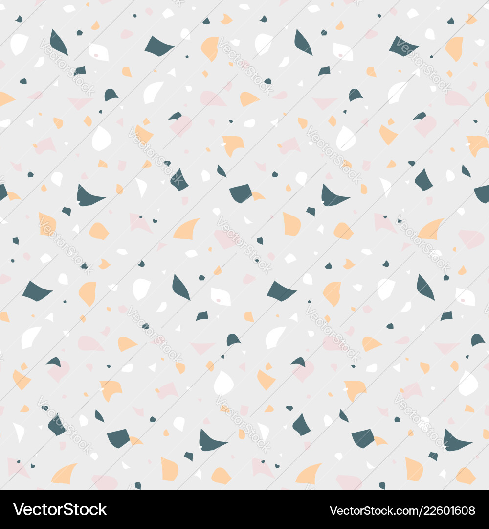Abstract seamless pattern in terrazzo style Abstract seamless pattern in terrazzo style vector image