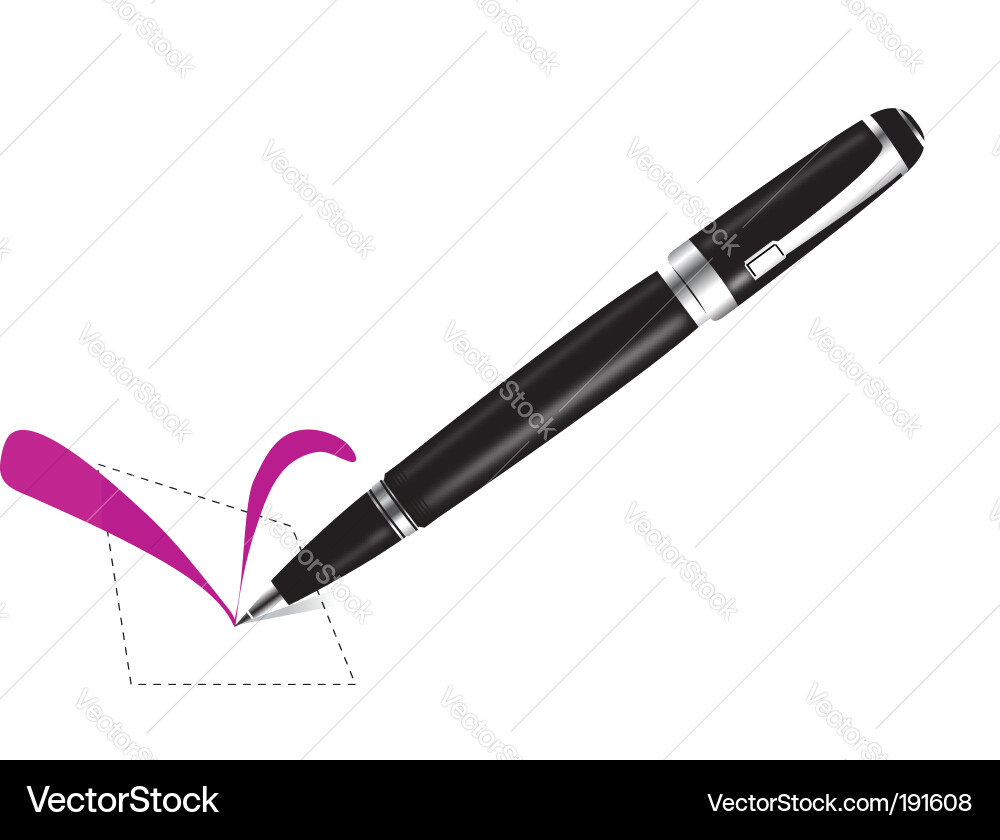 Check Sheet Template Vector Image