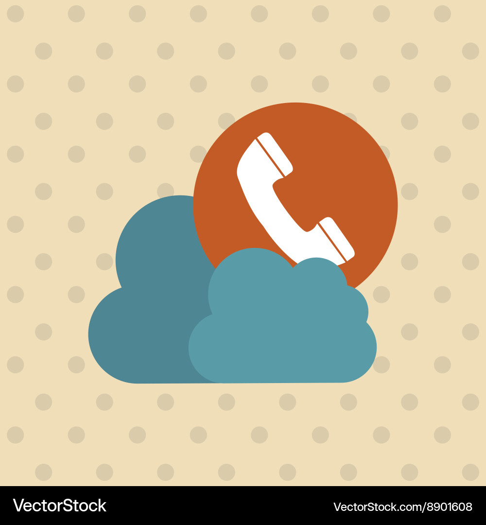 Cloud computing design Vector Image