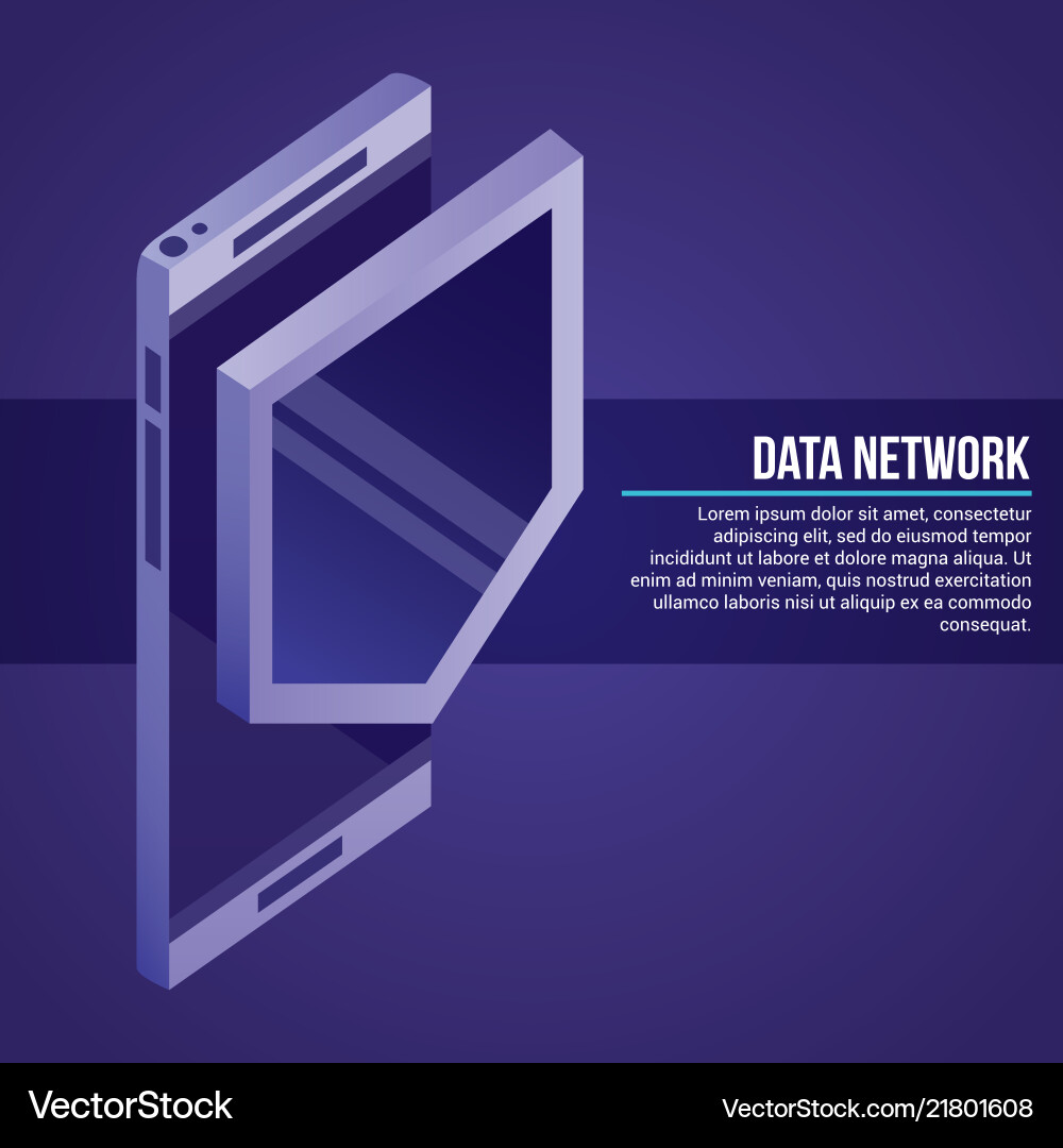Data network related Vector Image