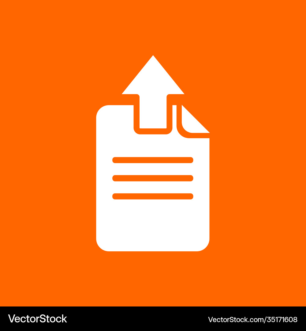Document upload and background Vector Image