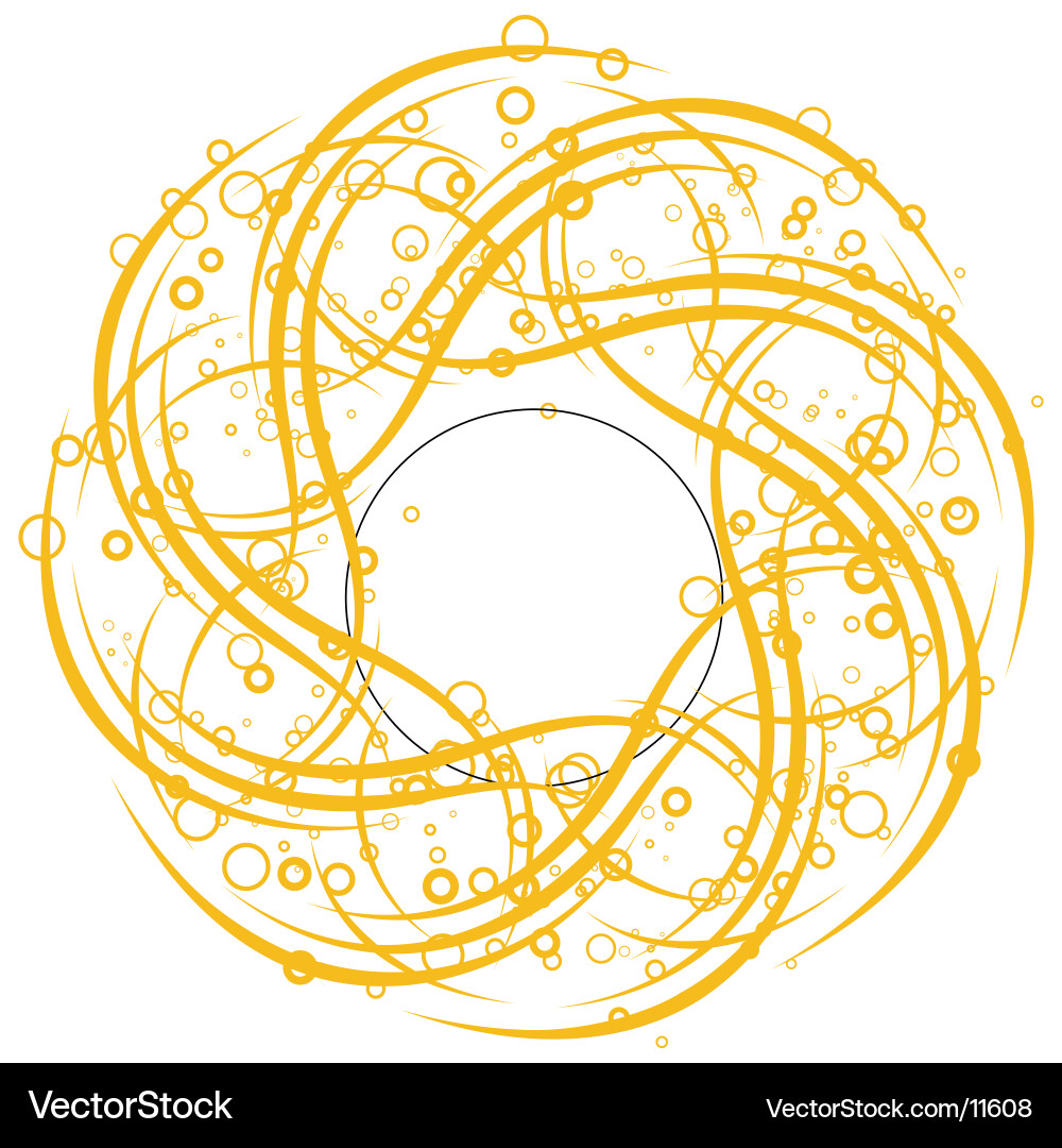 Intricate Circle Pattern vector image