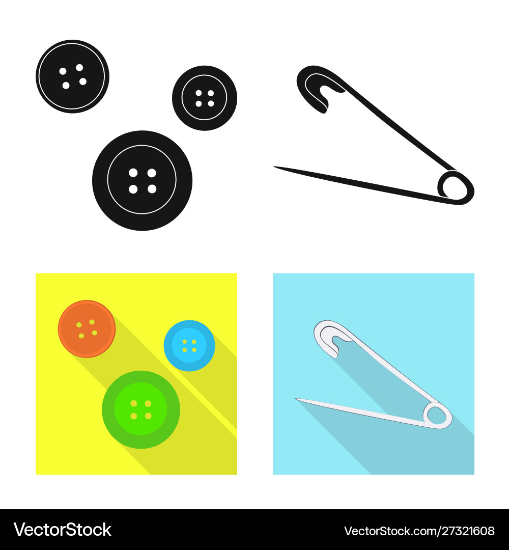Isolated object craft and handcraft icon set Vector Image