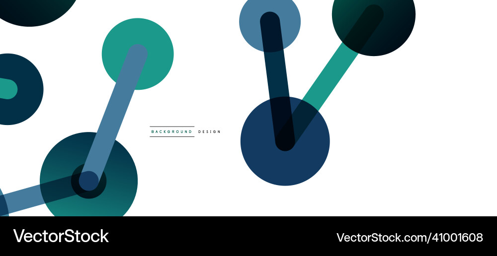 Network concept abstract background dots Vector Image