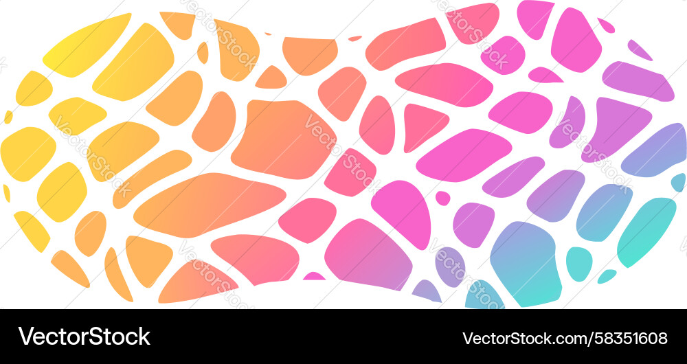 Organic Mesh Gradient Pattern Vector Image