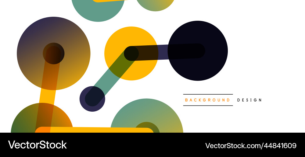 Abstract background round dots connected by lines Abstract background round dots connected by lines Vector Image