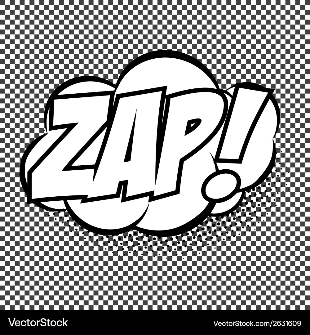 Abstract pop art object with black and white vector image