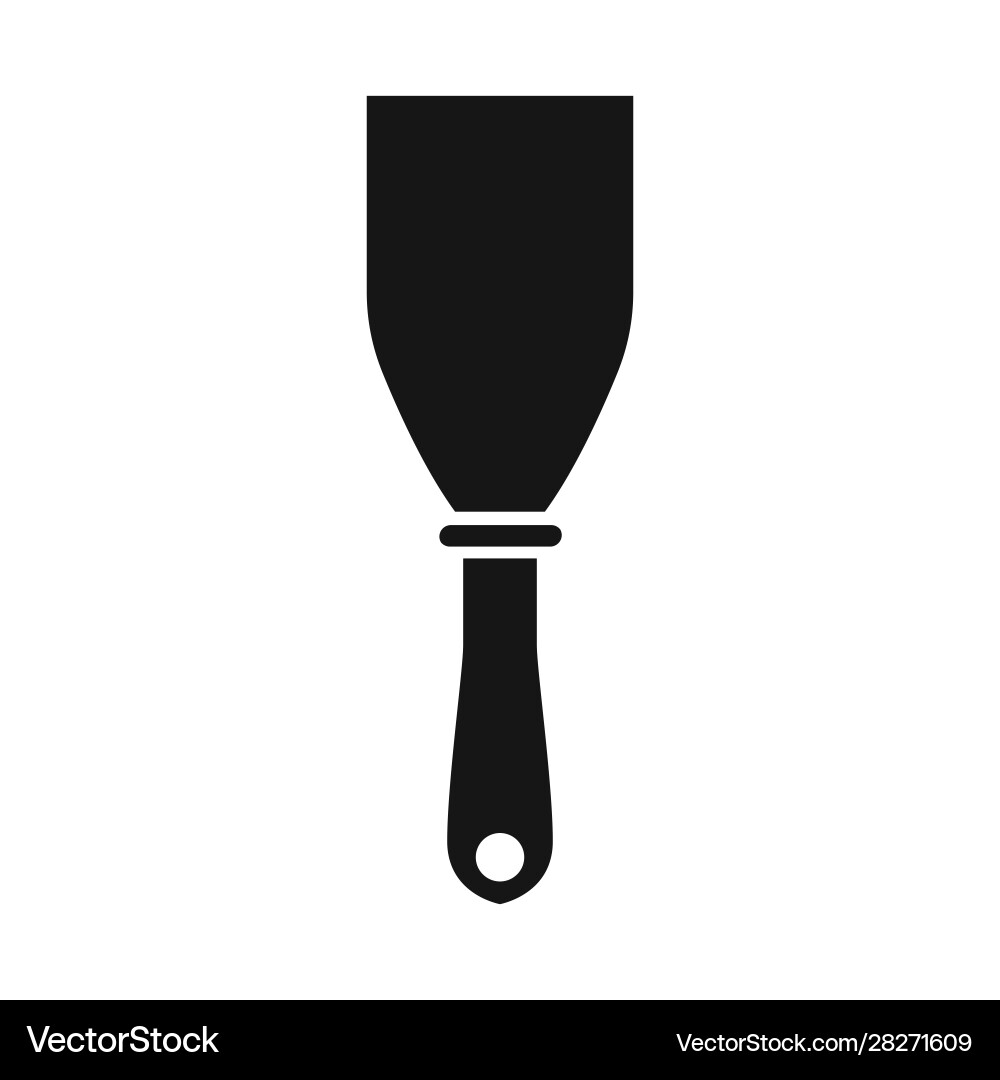 Isolated object spatula and scraper sign Vector Image