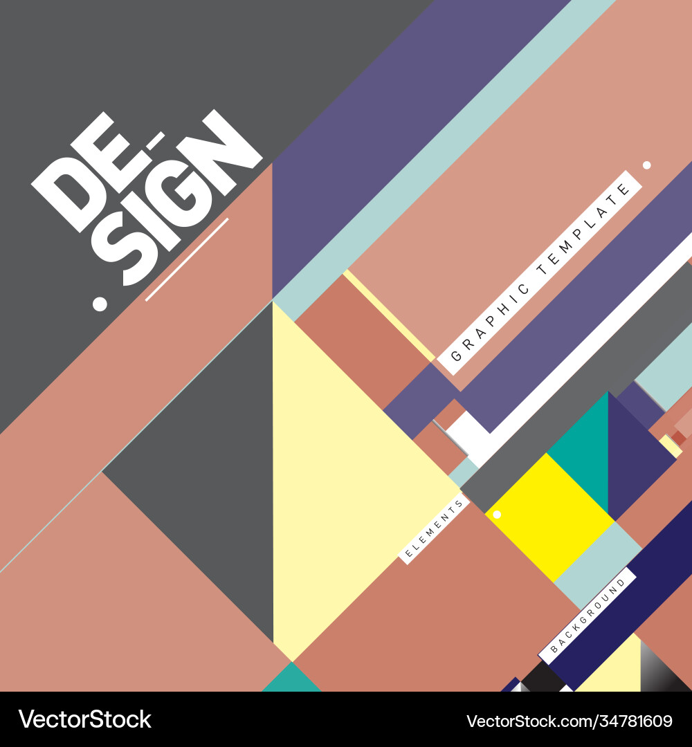 Modern colorful background material design Modern colorful background material design vector image