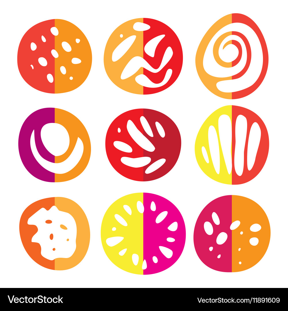Set of hand drawn scetch elements vector image