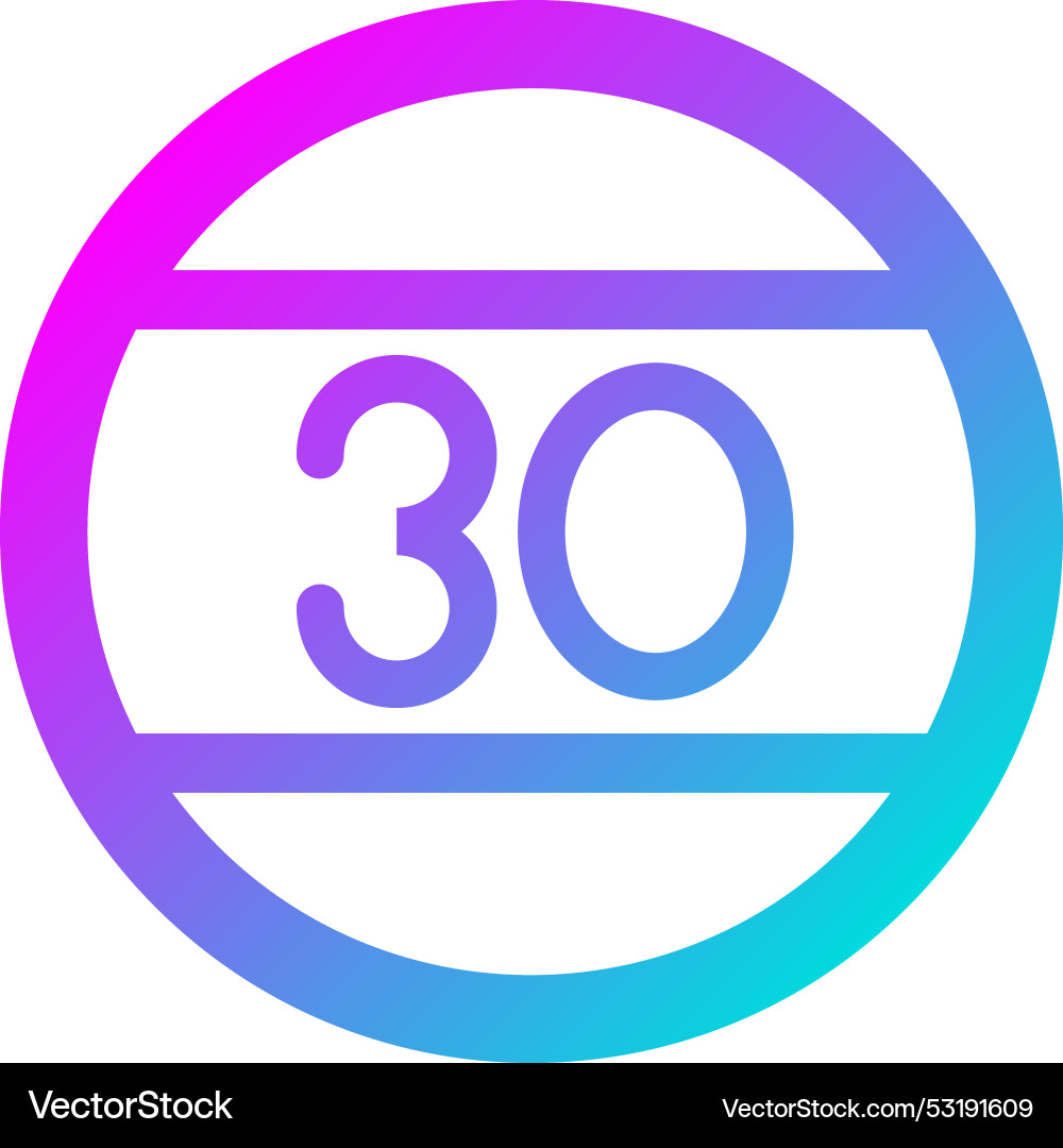 Speed limit icon design Vector Image