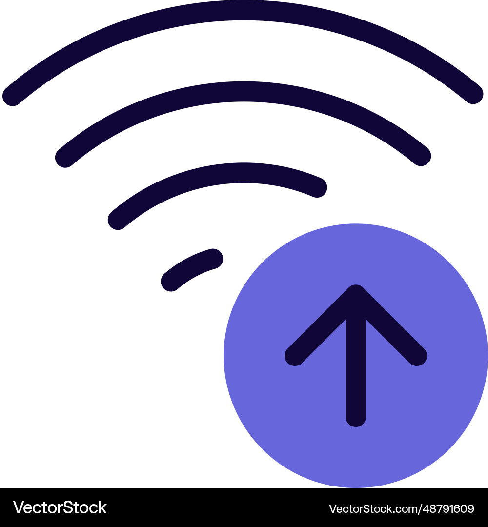 Uploading data faster with high speed internet Vector Image