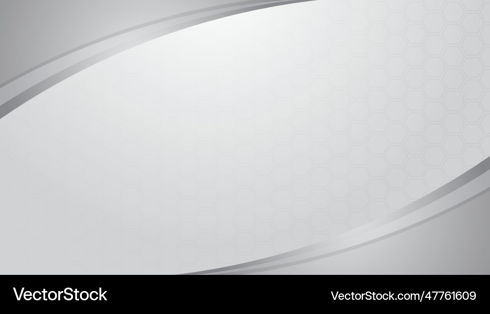 White abstract background wave design Vector Image