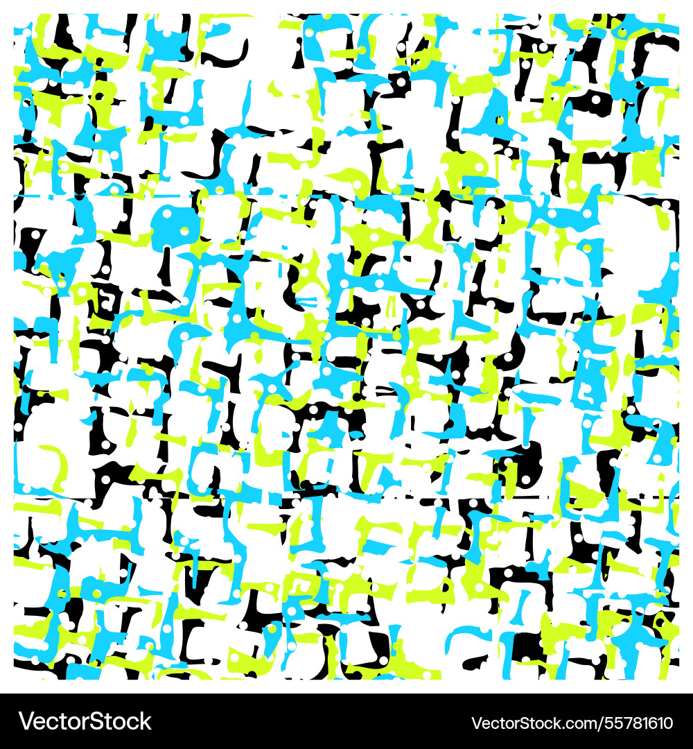 Abstract camouflage seamless print pattern vector image