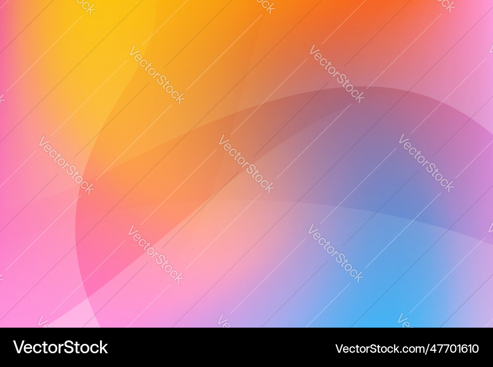 Abstract gradient background with smooth lines vector image
