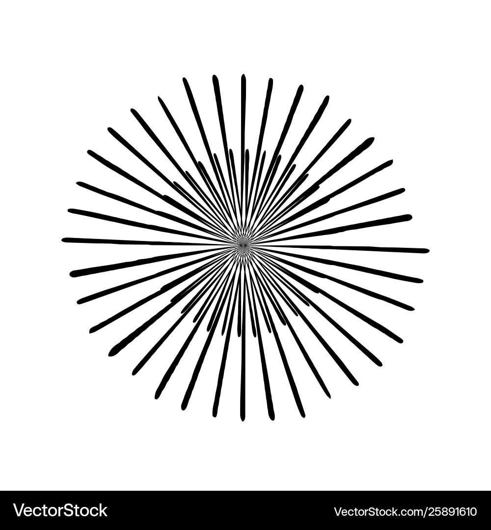 Dynamic Starburst Texture vector image