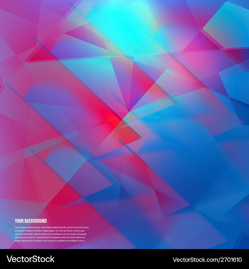 Fractal Geometric Shadow Background Vector Image
