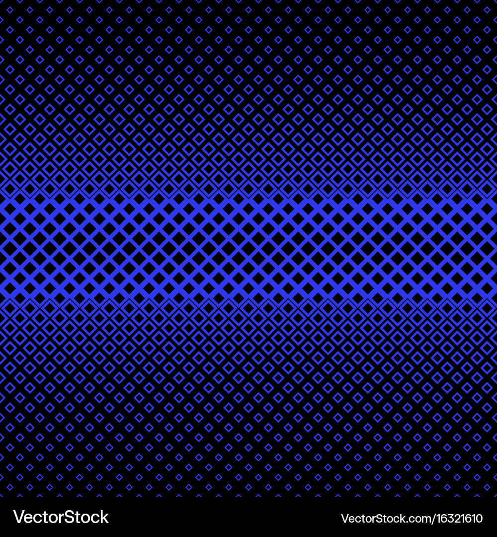 Geometrical halftone square pattern background vector image