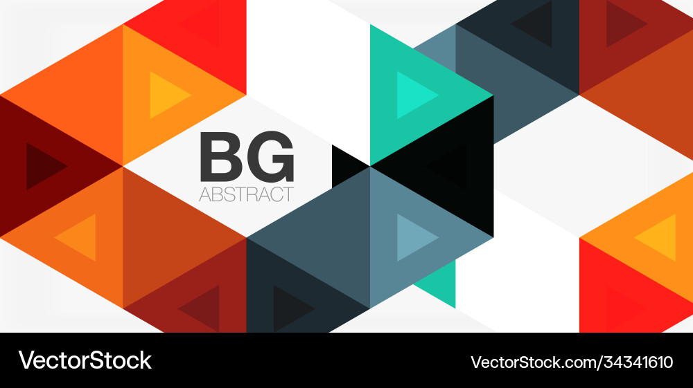Mosaic triangle pattern abstract background Mosaic triangle pattern abstract background Vector Image