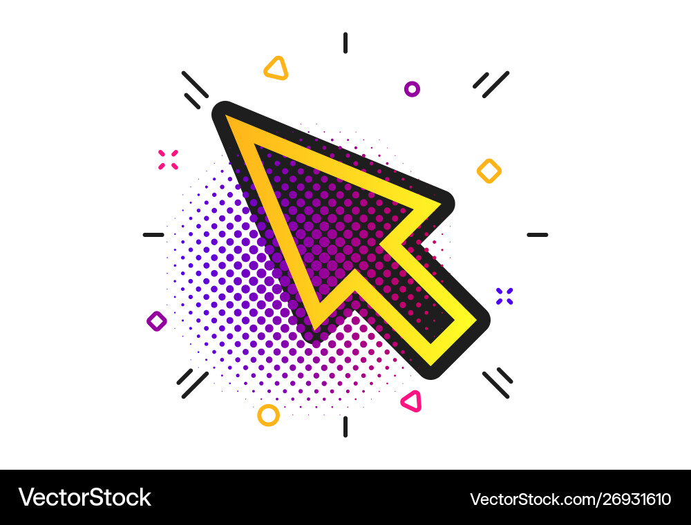 Mouse cursor sign icon pointer symbol Vector Image